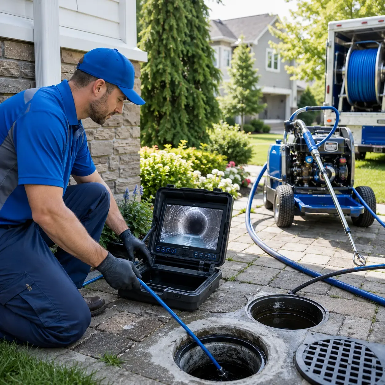 Outdoor drain cleaning professionals serving Ashville, NY